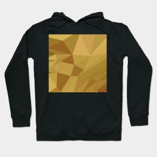 Goldenrod Yellow Abstract Low Polygon Background Hoodie